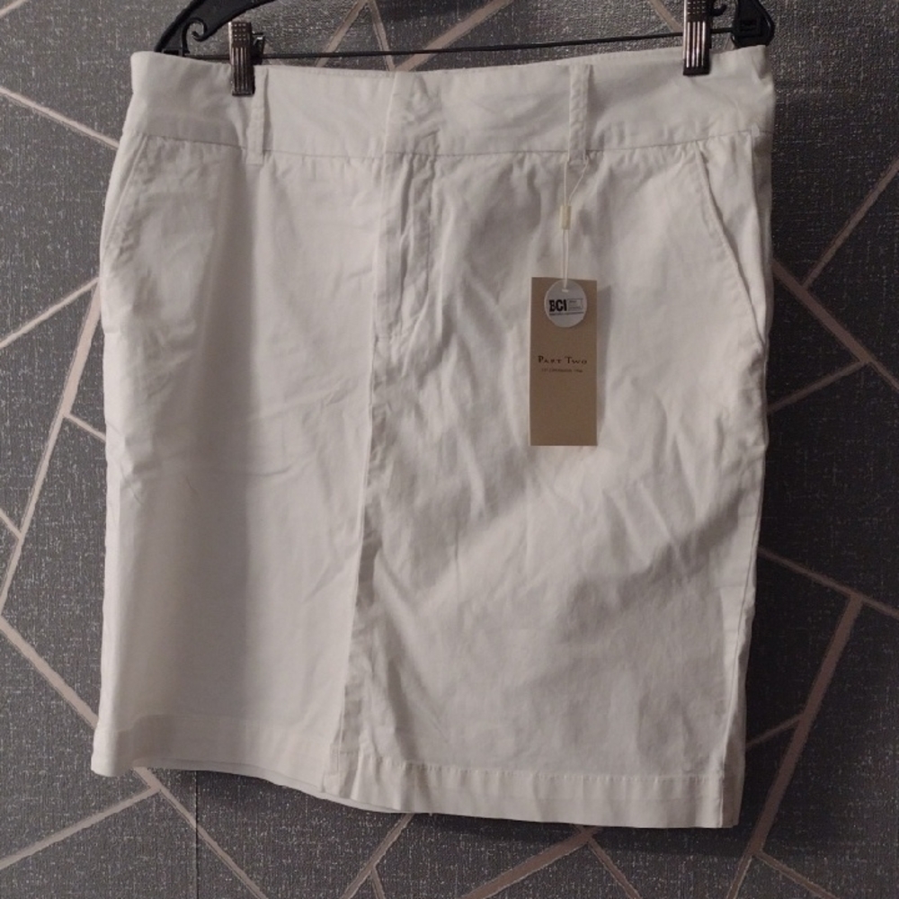 Chic White Mini Skirt by Part Two est. Copenhagen 1986